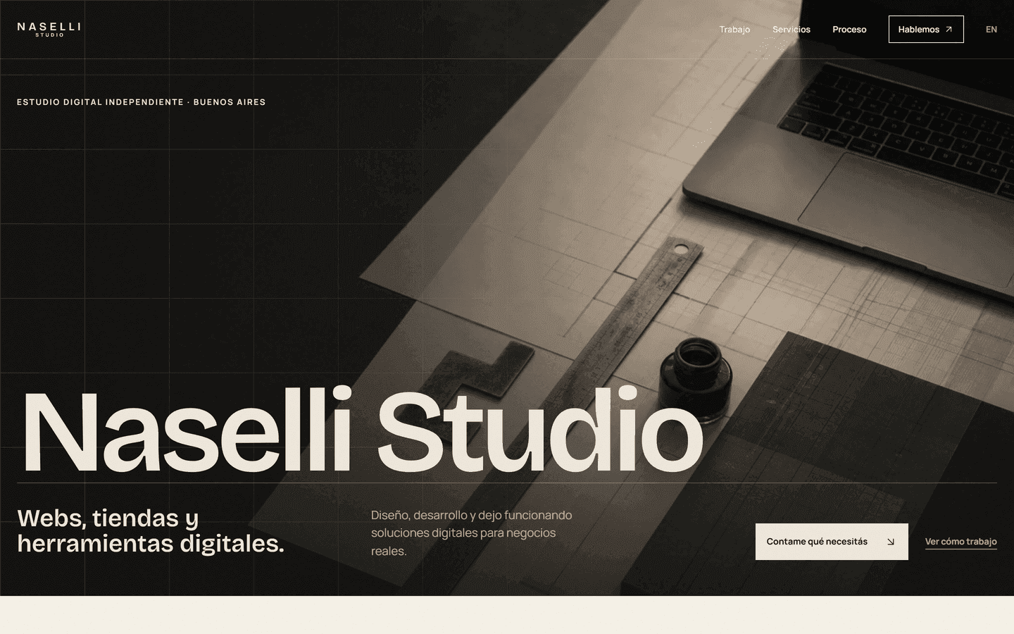 Naselli Studio website